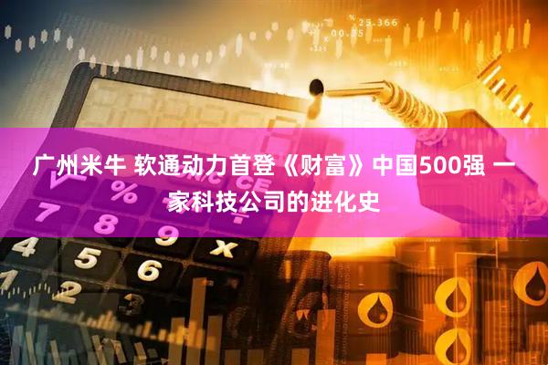 广州米牛 软通动力首登《财富》中国500强 一家科技公司的进化史