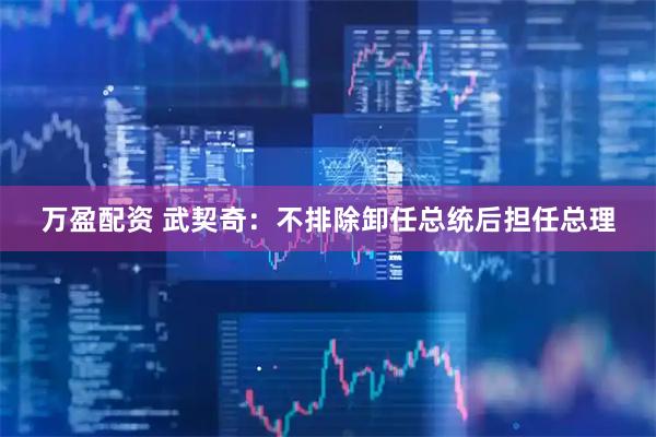 万盈配资 武契奇：不排除卸任总统后担任总理