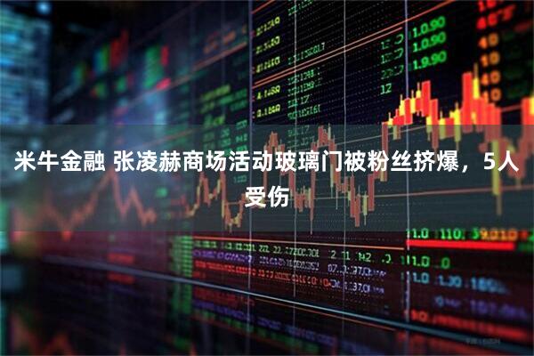 米牛金融 张凌赫商场活动玻璃门被粉丝挤爆，5人受伤